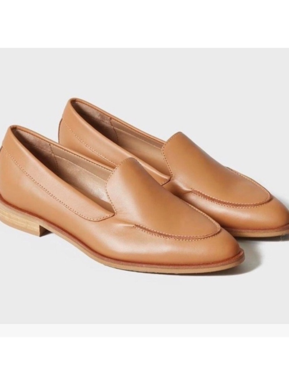 Everlane Women's Tan Leather Loafers